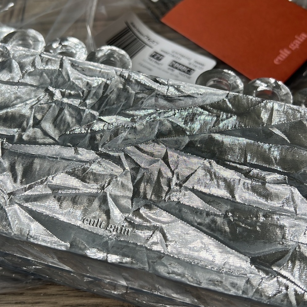 Cult Gaia Harlow Clutch Bag in Sliver - Picture 8 of 10